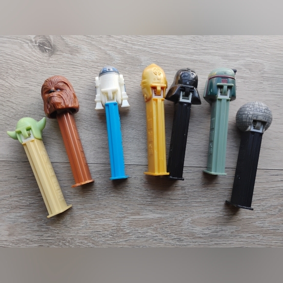 Star Wars Pez Dispensers Vintage Set Of 6 - Picture 10 of 11